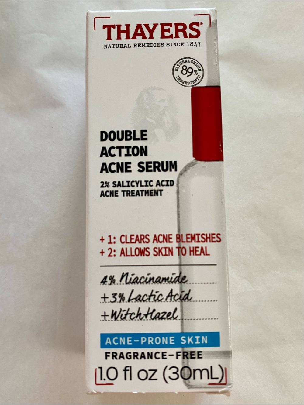 Thayers Double Action Acne Serum - 1.0 fl oz